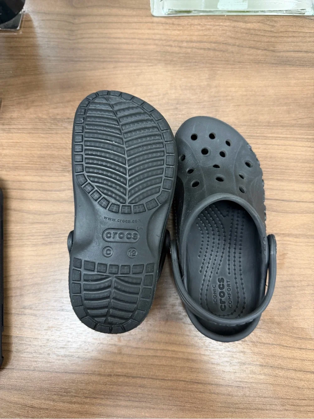 CROCS Kids Black Classic Clogs